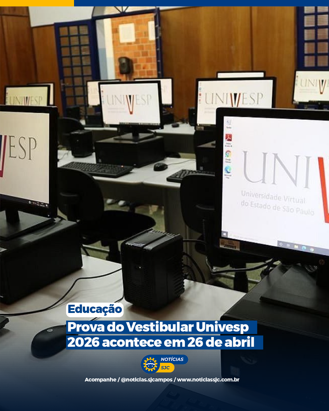 Mais de 24 mil vagas: prova da Univesp acontece em abril
