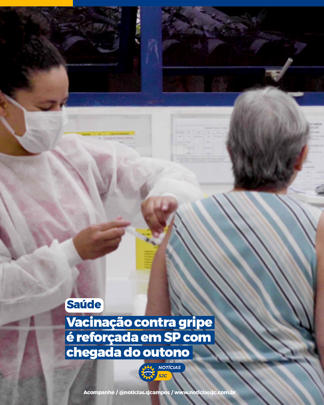 Vacinação contra gripe é reforçada em SP com chegada do outono