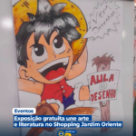 Exposição gratuita une arte e literatura no Shopping Jardim Oriente