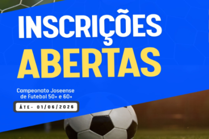 Inscrições abertas para o Campeonato Joseense 50+ e 60+