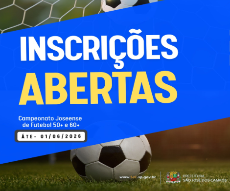 Inscrições abertas para o Campeonato Joseense 50+ e 60+
