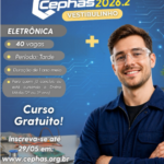 Cephas abre vagas para curso gratuito de Eletrônica em São José