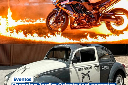 Shopping Jardim Oriente terá encontro de carros antigos e show de manobras radicais neste domingo (17)