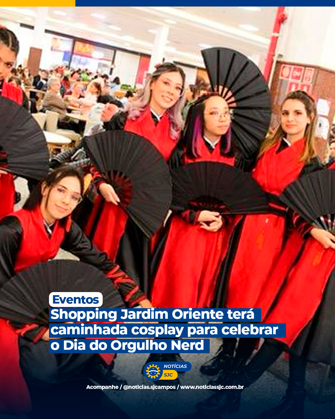 Shopping Jardim Oriente terá caminhada cosplay para celebrar o Dia do Orgulho Nerd