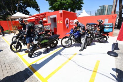 Ponto de Apoio aos entregadores tem movimento intenso no primeiro mês em São José