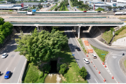 CCR RioSP fará içamento de vigas sobre o Córrego do Vidoca