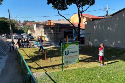 Parceria entre Prefeitura e Colégio Joseense revitaliza área verde no Jardim Oriente