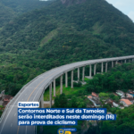 Contornos Norte e Sul da Tamoios serão interditados neste domingo para prova de ciclismo