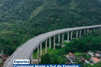 Contornos Norte e Sul da Tamoios serão interditados neste domingo para prova de ciclismo
