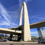 Ponte Estaiada recebe última etapa de inspeção de cabos